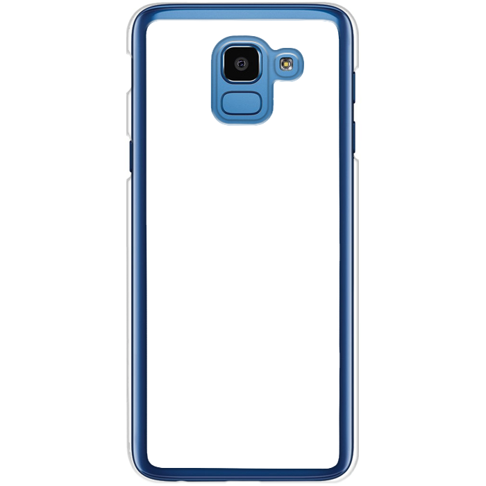 Kryt (obal) s potlaou (vlastnou fotkou) s priesvitnm plastovm okrajom pre Samsung Galaxy J6