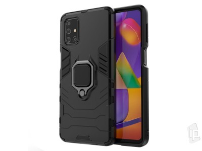 Armor Ring Defender (�ierny) - Odoln� kryt (obal) na Samsung Galaxy M31s
