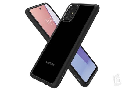 Spigen Ultra Hybrid (ierny) - Ochrann kryt (obal) na Samsung Galaxy M31s