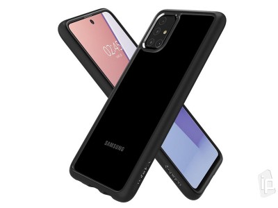 Spigen Ultra Hybrid (�ierny) - Ochrann� kryt (obal) na Samsung Galaxy M31s **AKCIA!!