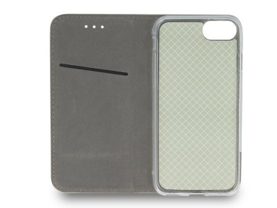 Elegance Stand Wallet Burgundy (bordov�) - Pe�a�enkov� puzdro na Samsung Galaxy M52 5G