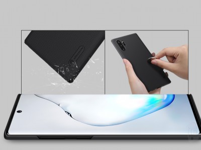 Exclusive SHIELD (ierny) - Luxusn ochrann kryt (obal) pre Samsung Galaxy Note 10 Plus