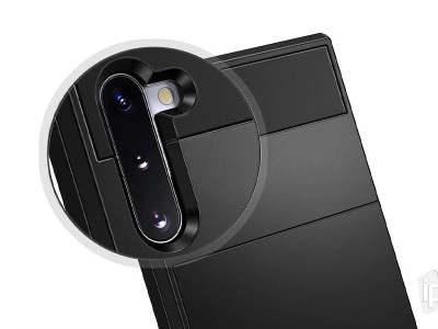 Armor Card Slot Bumper (ierny) - Odoln kryt (obal) na Samsung Galaxy Note 10