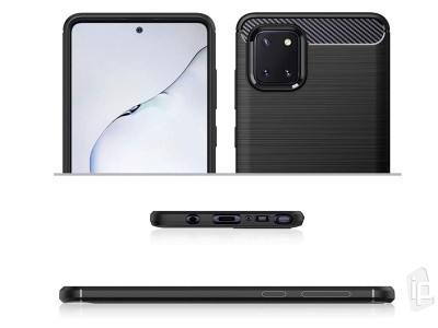 Fiber Armor Defender Black (ierna) - Ochrann kryt (obal) na Samsung Galaxy Note 10 Lite