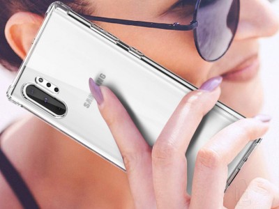 Shock Absorber Clear (ry) - Odoln kryt (obal) na Samsung Galaxy Note 10 Plus