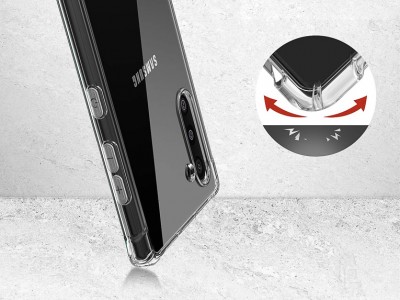 Shock Absorber Clear (ry) - Odoln kryt (obal) na Samsung Galaxy Note 10