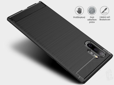 Fiber Armor Defender Black (ierny) - Odoln ochrann kryt (obal) na Samsung Galaxy Note 10 Plus