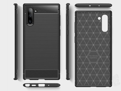 Fiber Armor Defender Black (ierny) - Odoln ochrann kryt (obal) na Samsung Galaxy Note 10 **VPREDAJ!!