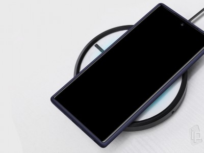 Shammy Flex Matte (ierny) - Luxusn ochrann kryt (obal) na Galaxy Note 10 Plus