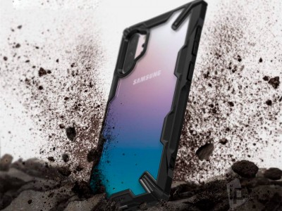 RINGKE Fusion X (ierny) - Odoln ochrann kryt (obal) na Samsung Galaxy Note 10 Plus