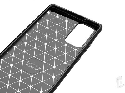 Carbon Fiber Black (ern) - Ochrann kryt (obal) pro Samsung Galaxy Note 20