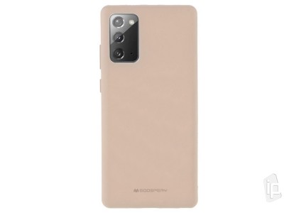 Jelly Matte TPU Beige (béžový) - Matný ochranný obal na Samsung Galaxy Note 20