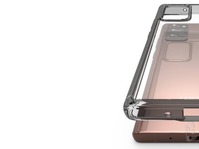 Ringke Fusion (ierny) - Znakov ochrann kryt (obal) na Samsung Galaxy Note 20