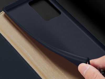 Koen puzdro DUX Wish Real Leather (tmavomodr) pre Samsung Galaxy Note 20 Ultra