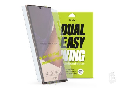 Ringke Dual Easy Wing  3D ochrann flia pre Samsung Galaxy Note 20 Ultra (ra) - 2 ks v balen