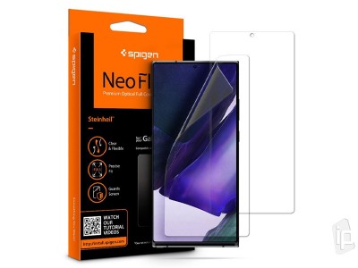 2x SPIGEN Screen Protector Neo Flex HD - Ochranná fólia na displej pre Samsung Galaxy Note 20 Ultra s ochranou celého displeja