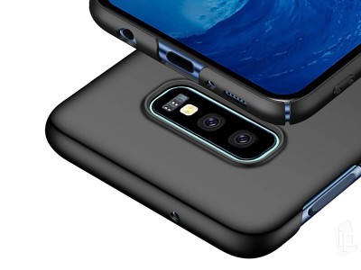 Slim Line Elitte (ierny) - Plastov ochrann kryt (obal) na Samsung Galaxy S10e