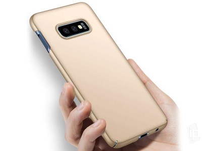 Slim Line Elitte (zlat) - Plastov ochrann kryt (obal) na Samsung Galaxy S10e