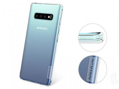 Nillkin Nature TPU Clear (ry) - Znakov ochrann kryt (obal) na Samsung Galaxy S10 Plus