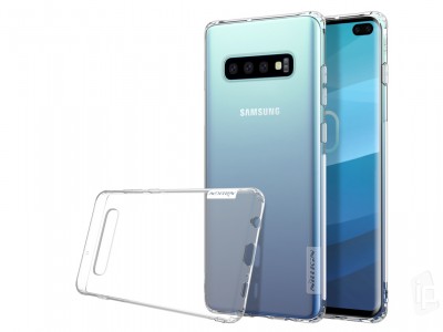 Nillkin Nature TPU Clear (ry) - Znakov ochrann kryt (obal) na Samsung Galaxy S10 Plus