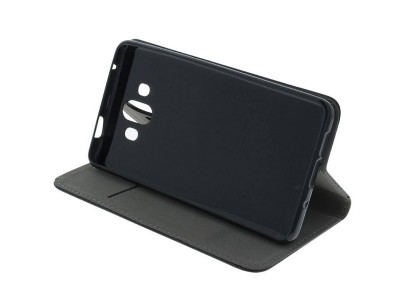 Elegance Stand Wallet Black (ierne) - Peaenkov puzdro na Samsung Galaxy S10