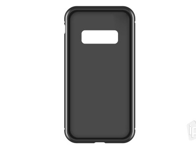 Magnetic Shield Black (ierny) - Magnetick kryt s iernym zadnm sklom na Samsung Galaxy S10