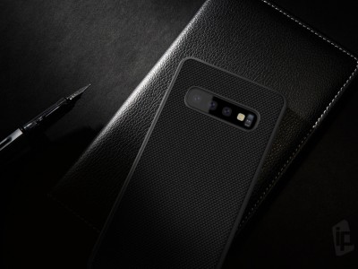 Nillkin Nylon Textured Shield (ierny) - Ochrann kryt (obal) pre Samsung Galaxy S10 Plus