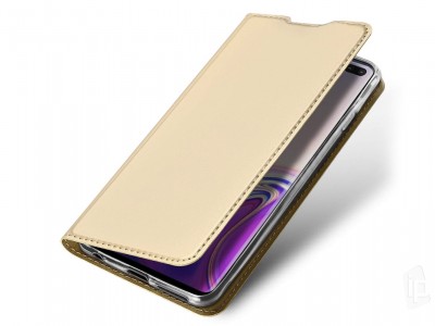 Luxusn Slim Fit puzdro (zlat) pre Samsung Galaxy S10 Plus