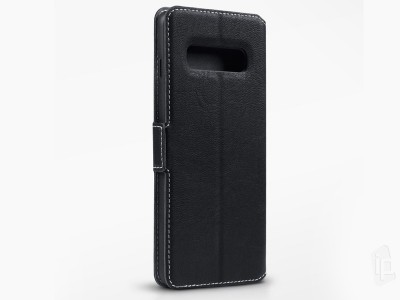 Peaenkov puzdro Slim Wallet pre Samsung Galaxy S10 - ierne