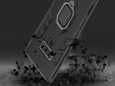 Armor Ring Defender (ierny) - Odoln kryt (obal) na Samsung Galaxy S10e