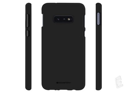 Jelly Matte TPU Black (ierny) - Matn ochrann obal na Samsung Galaxy S10e
