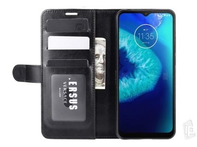 Elegance Wallet Black (ierne) - Peaenkov puzdro na Samsung Galaxy S20 FE