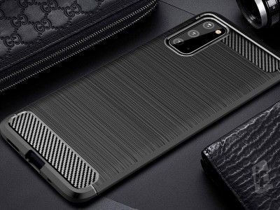 Fiber Armor Defender Black (�ierny) - Odoln� ochrann� kryt (obal) na Samsung Galaxy S20