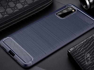 Fiber Armor Defender Blue (modr�) - Odoln� ochrann� kryt (obal) na Samsung Galaxy S20