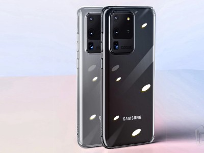 Baseus Simple Series (priesvitn) - Tenk ochrann obal na Samsung Galaxy S20 Ultra