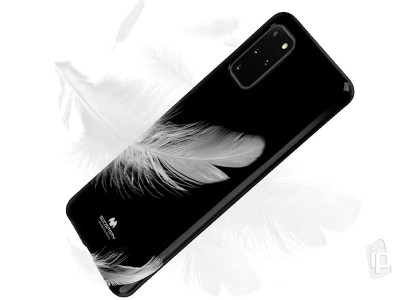 Jelly TPU Black (�ierny) - Ochrann� kryt (obal) na Samsung Galaxy S20