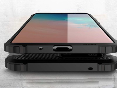 Hybrid Armor Defender (�ierny) - Odoln� ochrann� kryt (obal) na Samsung Galaxy S20 Ultra