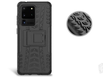 Spider Armor Case (ern) - Odoln ochrann kryt (obal) na Samsung Galaxy S20 Ultra
