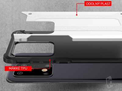 Hybrid Armor Defender (�ierny) - Odoln� ochrann� kryt (obal) na Samsung Galaxy S20 Ultra
