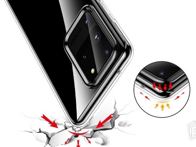 Baseus Simple Series (priesvitn�) - Tenk� ochrann� obal na Samsung Galaxy S20 Ultra