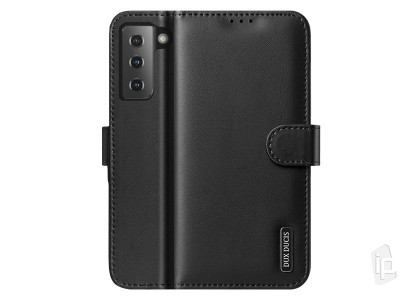 Hivo Leather Case  Luxusn ochrann puzdro z pravej koe pre Samsung Galaxy S21 5G