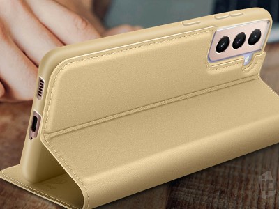 Luxusn Slim Fit puzdro (zlat) pre Samsung Galaxy S21