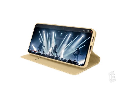 Luxusn Slim Fit pouzdro (zlat) pro Samsung Galaxy S21