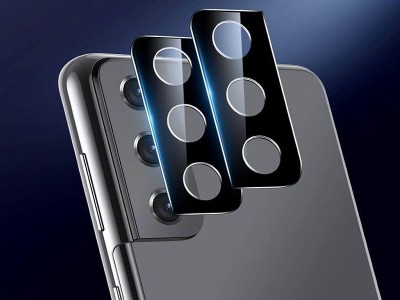 ESR  2x Ochrann sklo na zadn kameru pre Samsung Galaxy S21 Plus 5G (ierne)