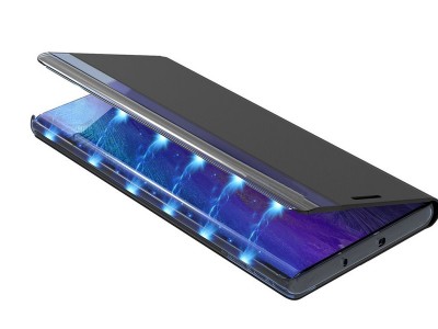 Soft Skin (ierne) - Tenk Flip puzdro pre Samsung Galaxy S21 FE