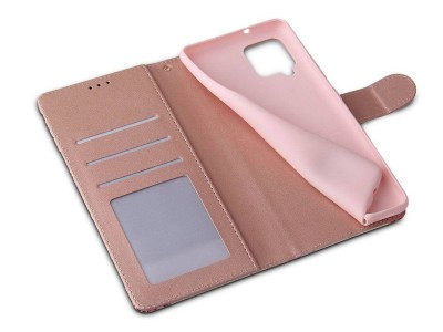 Tech-Protect Wallet Marble � Pen�enkov� pouzdro pro Samsung Galaxy S21 FE (r��ov� s mramorov�m mot�vom)