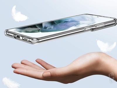 3MK Clear Case  Ochrann kryt pre Samsung Galaxy S21 Ultra (ry)