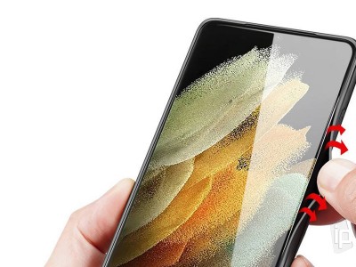 Fino Nylon Shield (tmavo-zelen�) - Ochrann� kryt (obal) pro Samsung Galaxy S21 Ultra