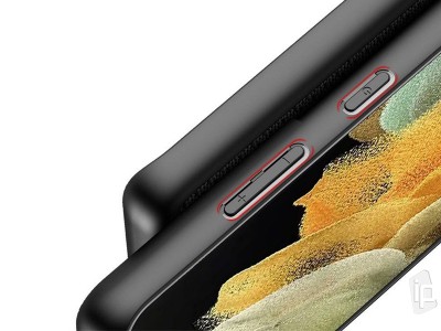 Fino Nylon Shield (tmavo-zelen) - Ochrann kryt (obal) pro Samsung Galaxy S21 Ultra