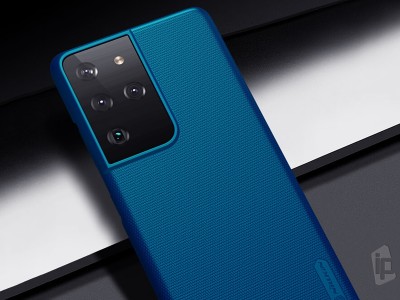 Exclusive SHIELD (modr) - Luxusn ochrann kryt (obal) pre Samsung Galaxy S21 Ultra